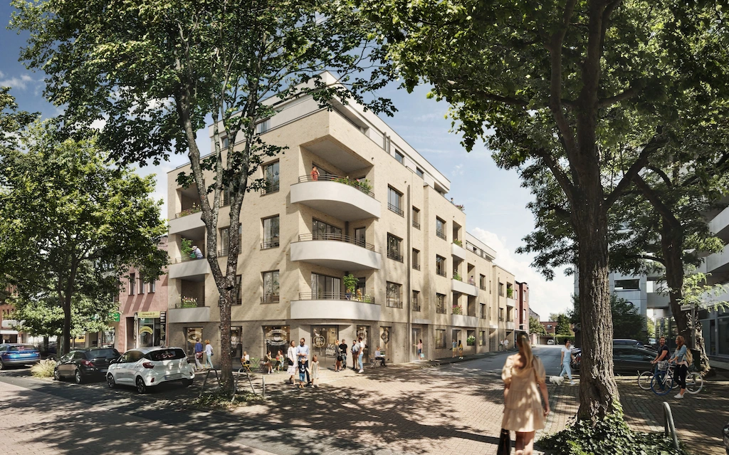 Beckum: 3 Mehrfamilienhäuser + Gewerbeeinheit